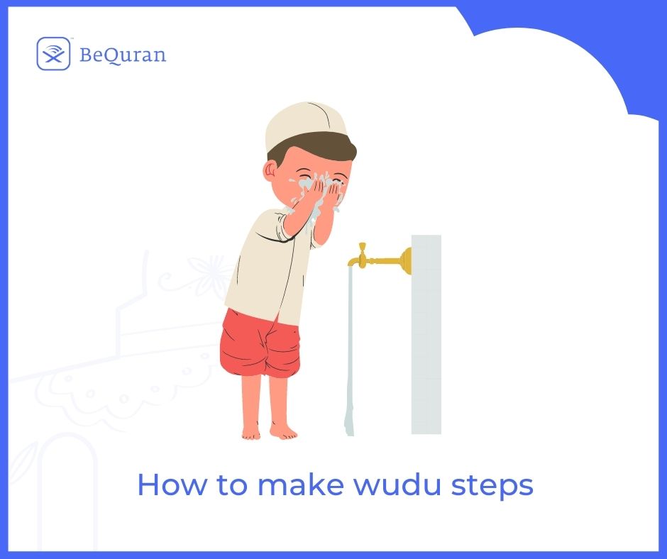 how to make wudu steps